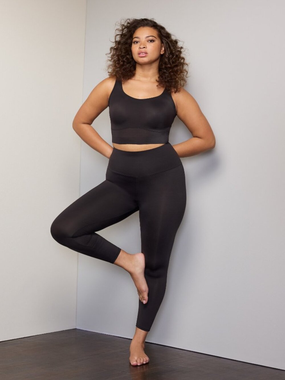Cupid Intimates Love Your Legs® Shaping Leggings - Black - Picture 6 of 6